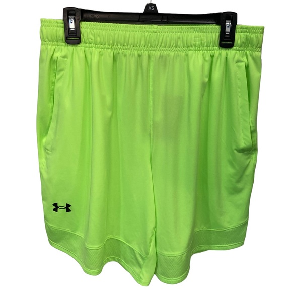 Under Armour Shorts Mens Under Armour Lime Green Ua Train Stretch